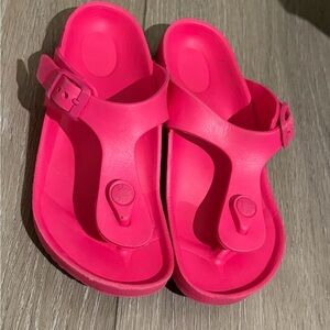 Birkenstock Gizeh Eva Girl's Size 13.5 (31) Waterproof Slip On Sandals Pink